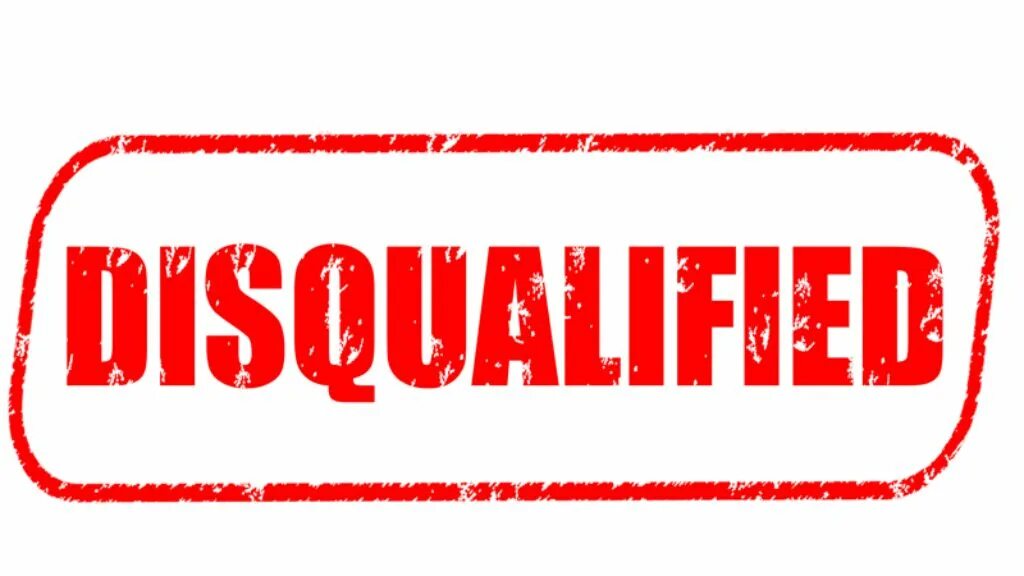 Disqualified for life. Дисквалификация надпись. дисквалификация рисунок. disqualified.