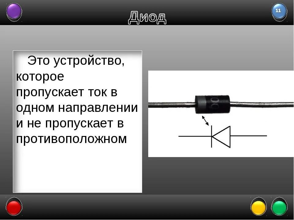 Диод. Электрический диод. Диод постоянного тока. Направление диода. Диод в обратном направлении