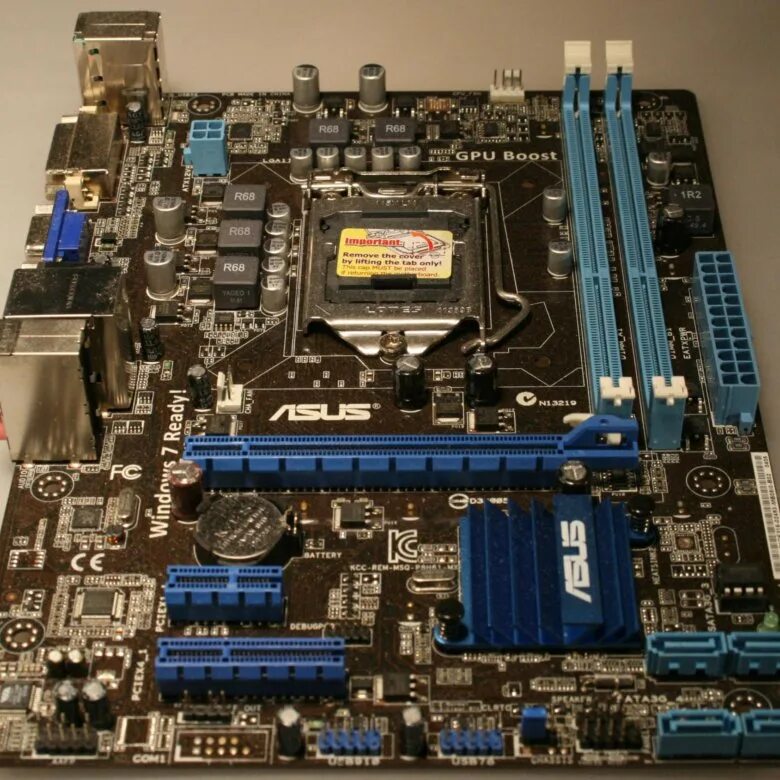 Плата asus p8h61 mx