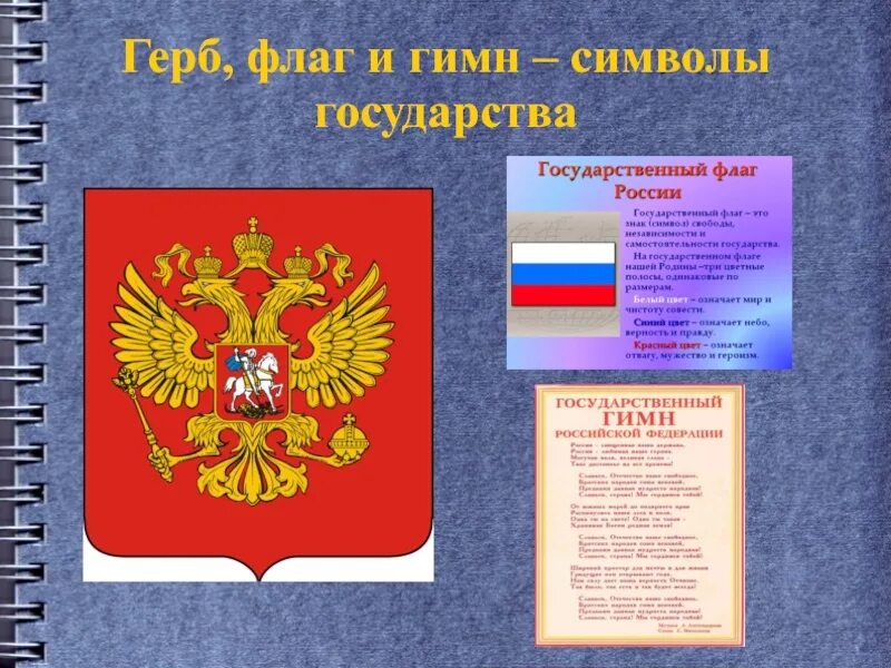 Гимн символ страны. Символы государства. Государственные символы России.