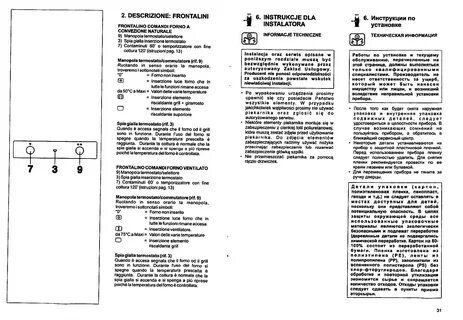 Плиты ардо с электрической духовкой инструкция