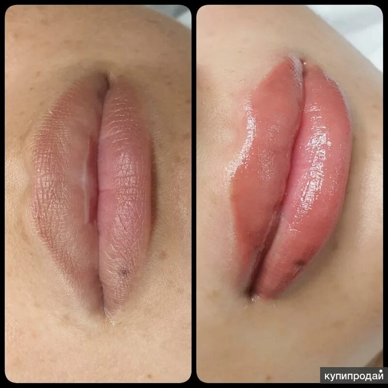 акварельные губы перманентный до и после. помадный татуаж губ. перманентный макияж губ до и после. пергаментный макияж губ. акварельные губы перманентный до и после.