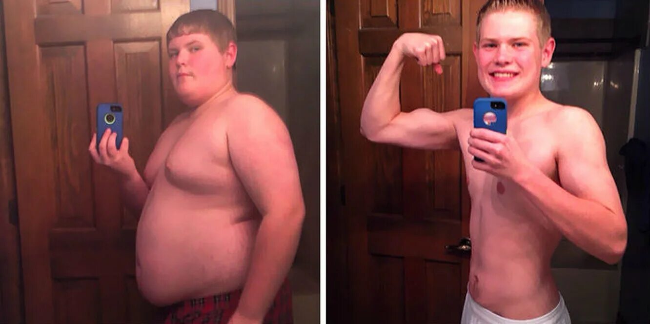 Подростки которые похудели. Жирные подростки до и после.