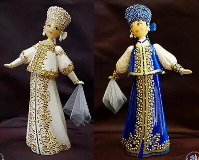 Русский народный костюм для куклы своими руками