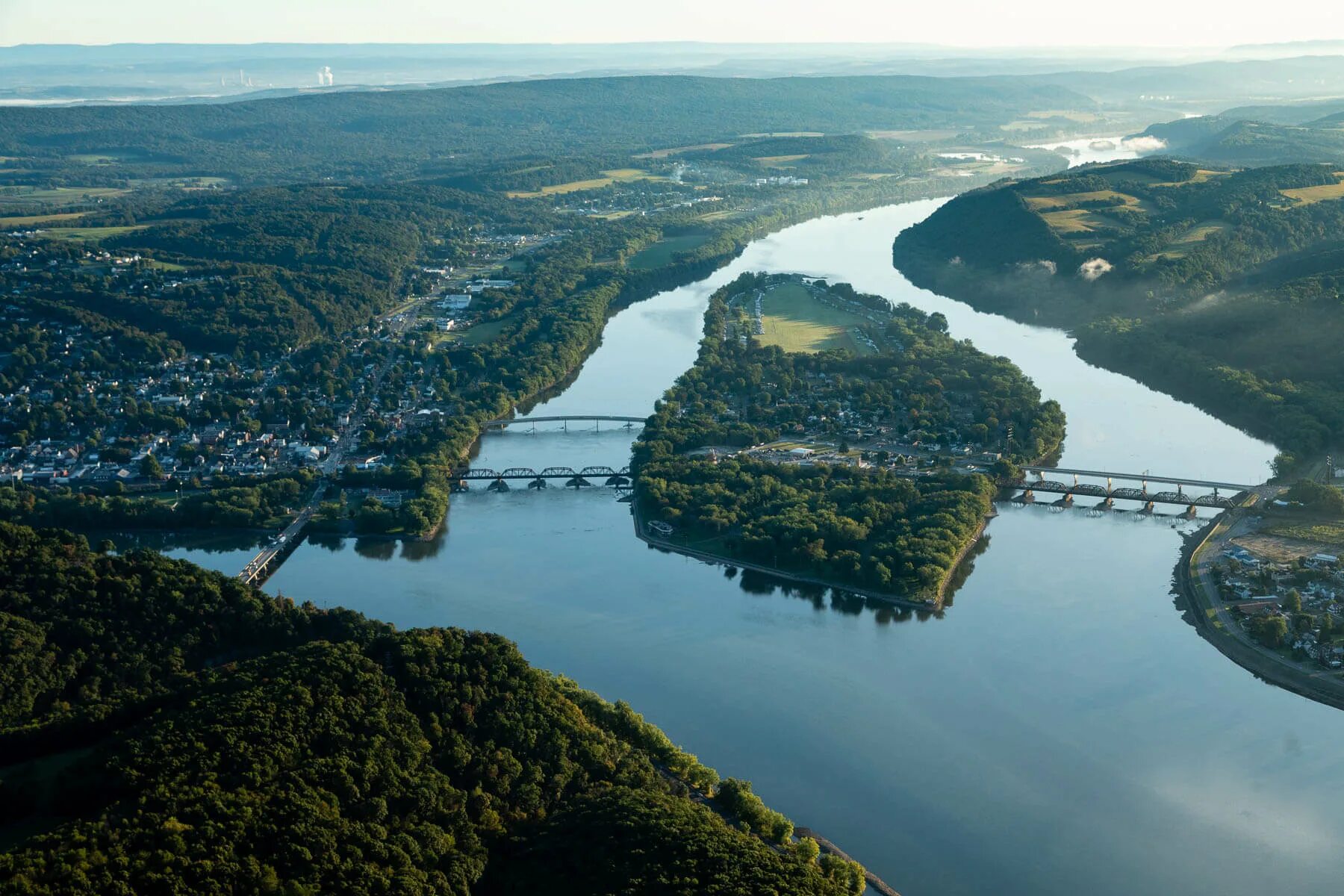 The largest rivers in the usa