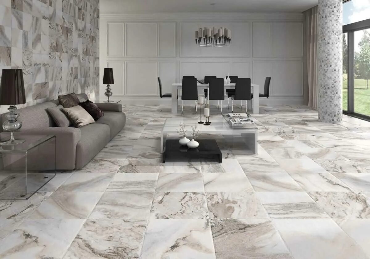 Calacatta Black Polished Rect 60x120 ITT Ceramic - Керамогранит АйТиТи Керамик К