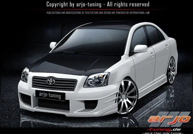 Внешний тюнинг тойота Toyota Avensis II 1.8 бензиновый 2008 на DRIVE2