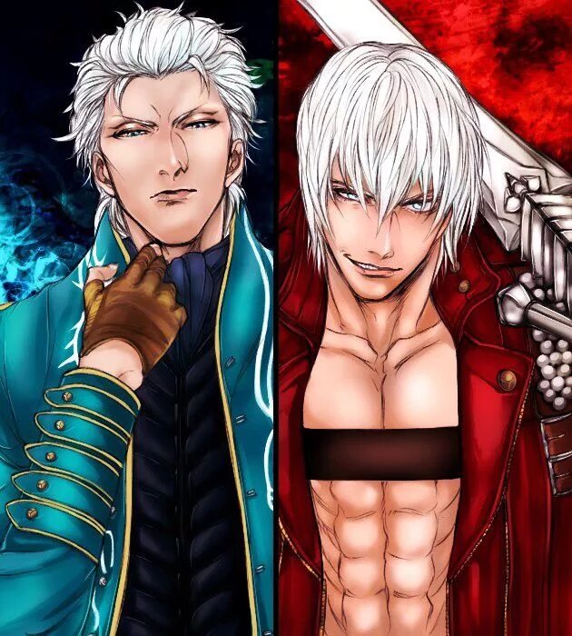 Данте бое. Данте и Вергилий. Данте и Вергилий братья. Vergil (Devil May Cry). Дьявол может плакать Вергилий.