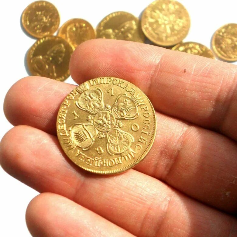 Российские золотые монеты