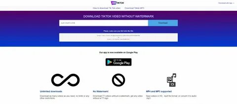 Приложение чтобы скачивать видео тик ток