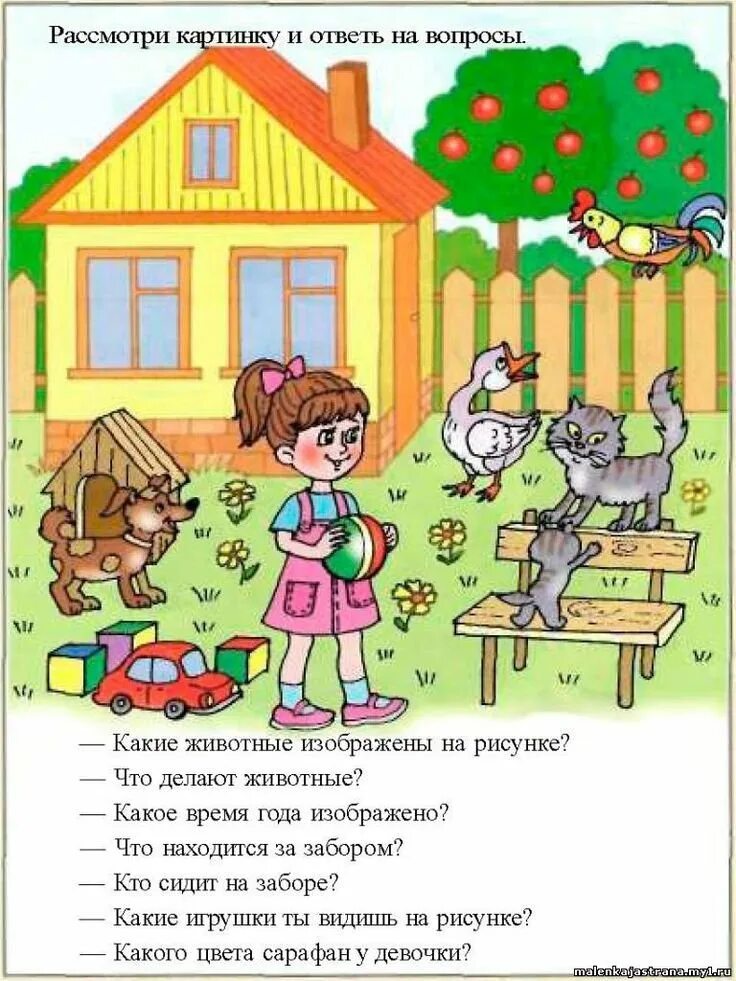 Развитие речи описание картинки