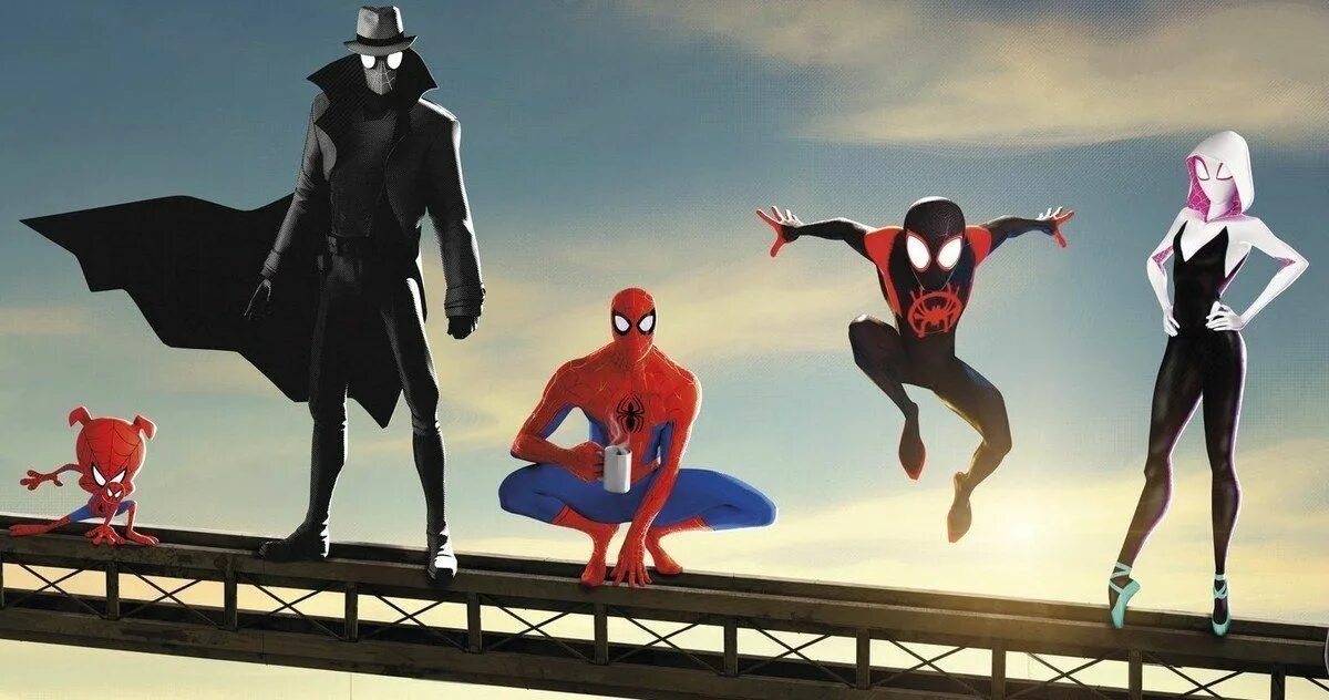 Когда выйдет человек паук за пределами вселенных. Spider man into the spider-verse 2. человек паук нуар через вселенные. человек паук 1939. человек-паук мультсериал 2025.