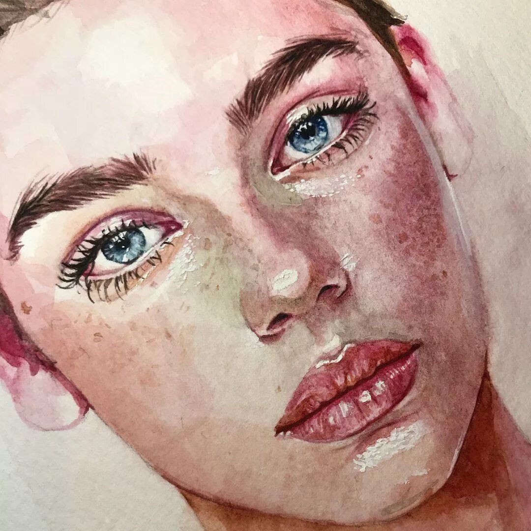 Эстетичные рисунки гуашью