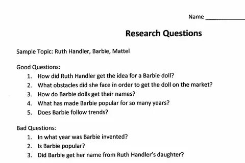 004 Research Paper Psychology Topic Questions Example Museumlegs.