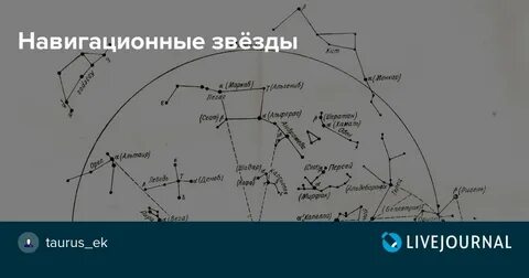 Место обучения навигации по звездам первых