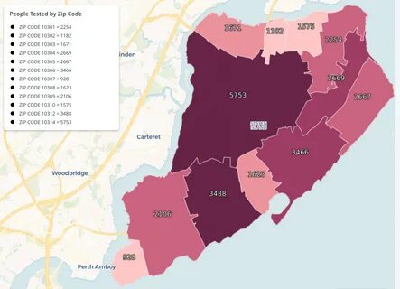 Staten Island Zip Code Map.