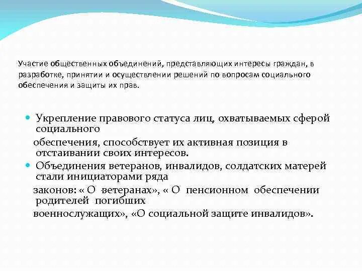 Принцип участия граждан в общественных организациях. Интересы граждан. Участие общественных объединений в регистрационных отношениях. Участие общественной организации в выборах