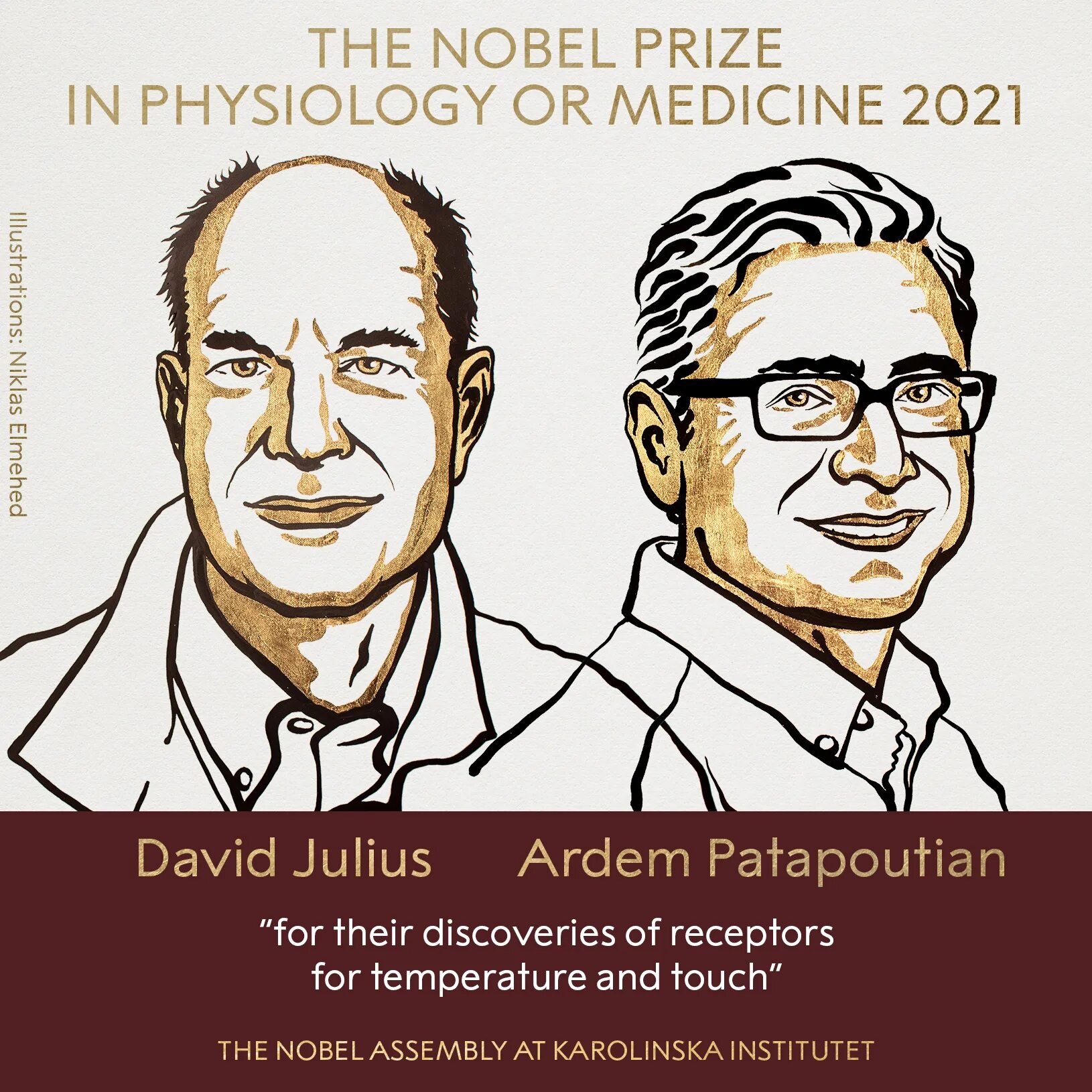 Дэвид Джулиус и Ардем Патапутян. Дэвид Джулиус Нобелевская премия. Нобелевская премия 2021 в области медицины и физиологии. Artem Patapoutian.
