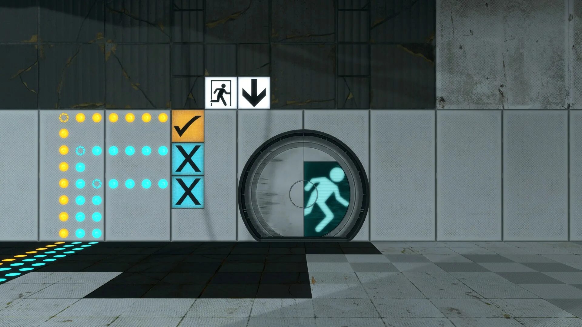 Видео 1 уровень. Portal 2 камеры. Portal 2 локации. Portal 2 Door. Portal 1 и Portal 2.