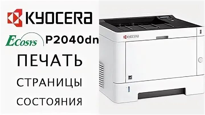 Kyocera ecosys p2040dn. Kyocera ecosys p2040dn