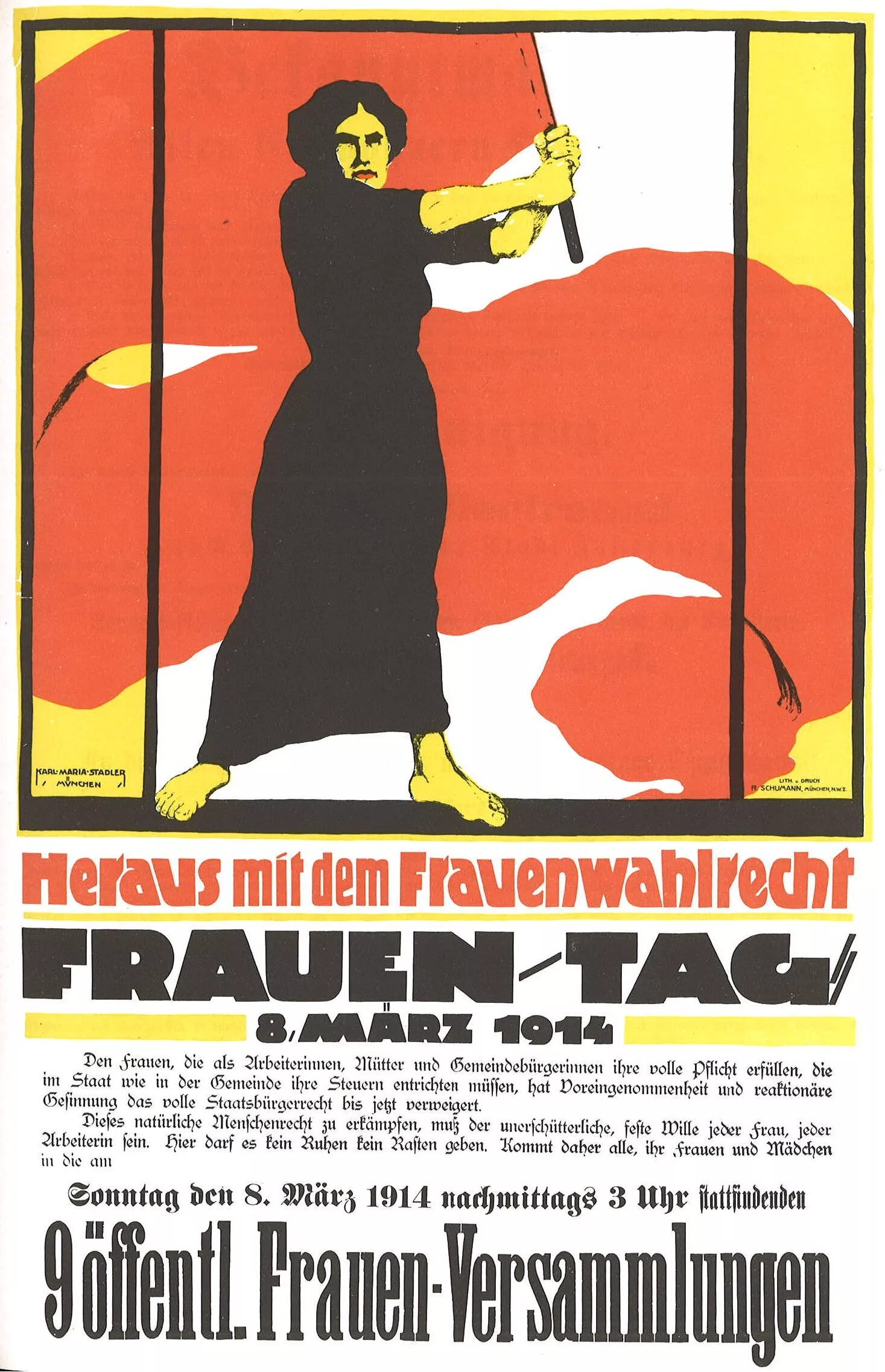 Поздравление феминистки. Международный женский день плакат. Немецкие плакат Международный женский день. С международным женским днем.