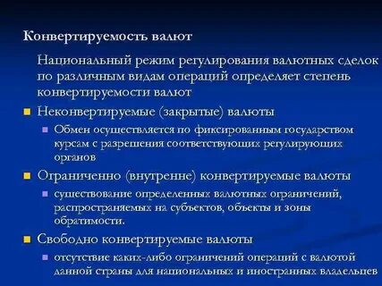 Свободно конвертируемой