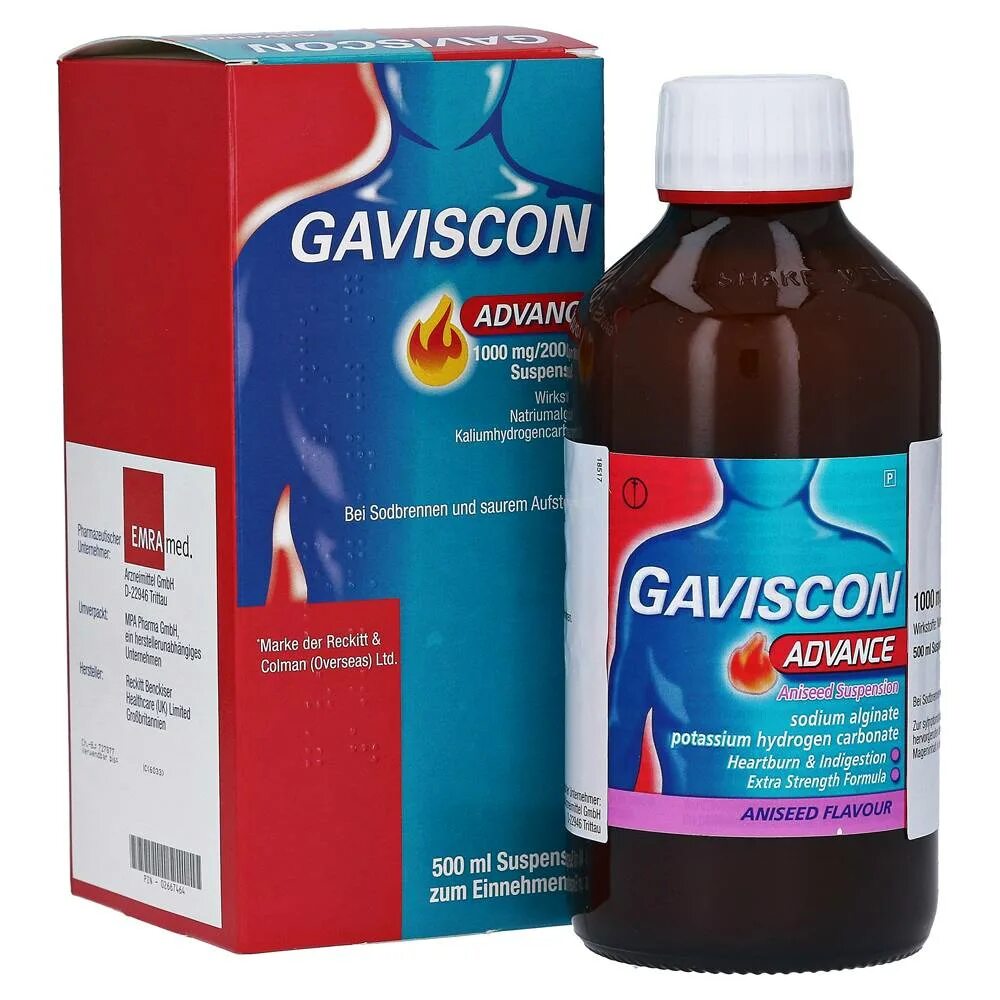 Какие средства от изжоги. Gaviscon 500 +. Препарат Гевискон суспензия. Gaviscon Advance. Гевискон 150 мл.