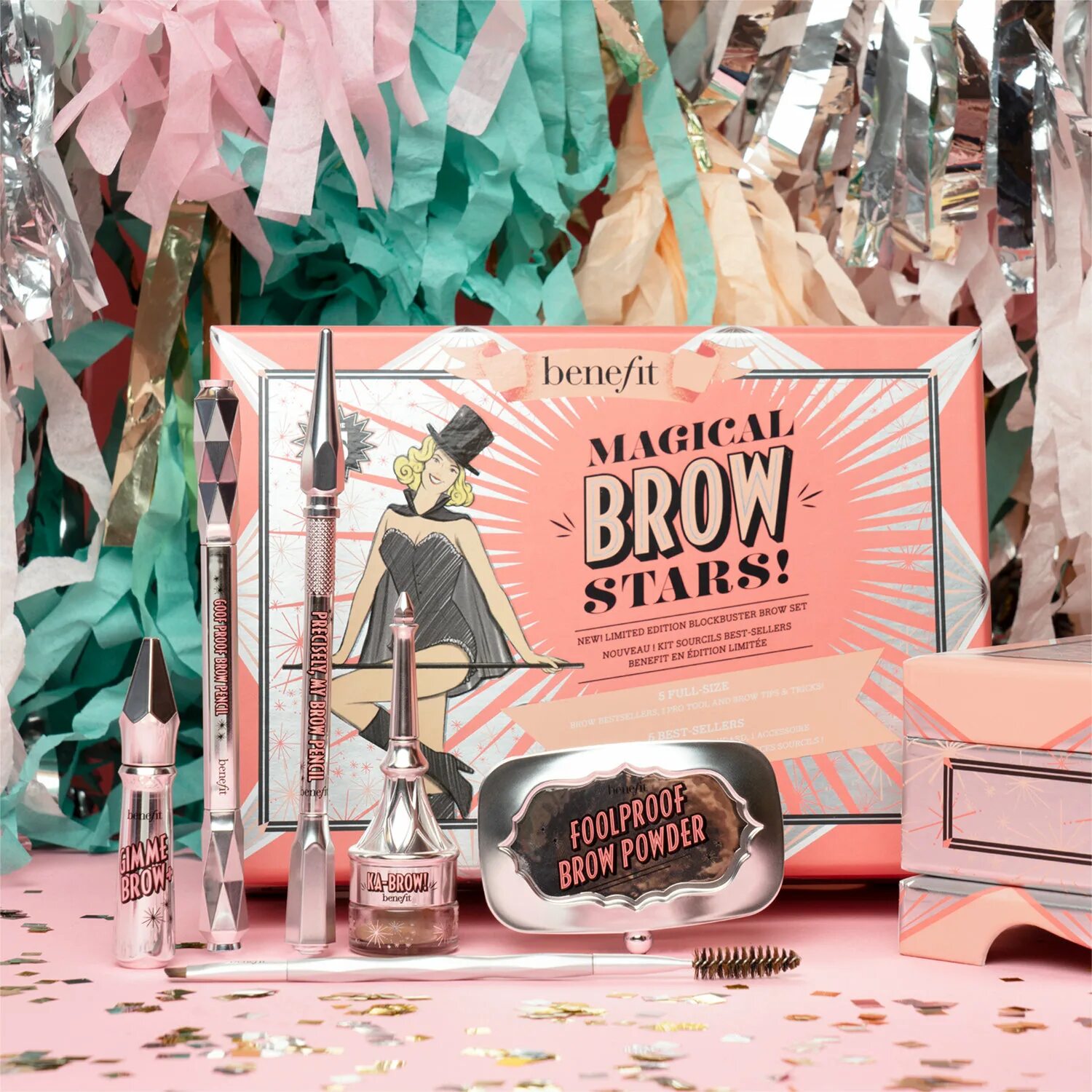 Magic brow. Броу Магик. Benefit Brow Superstars набор для бровей Blockbuster Brow Set. Magical Brow Stars. Benefit фото.