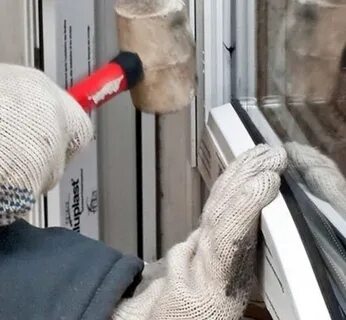 Дует из штапиков пластиковых окон