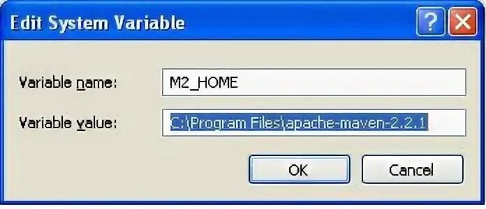 Unknown system variable