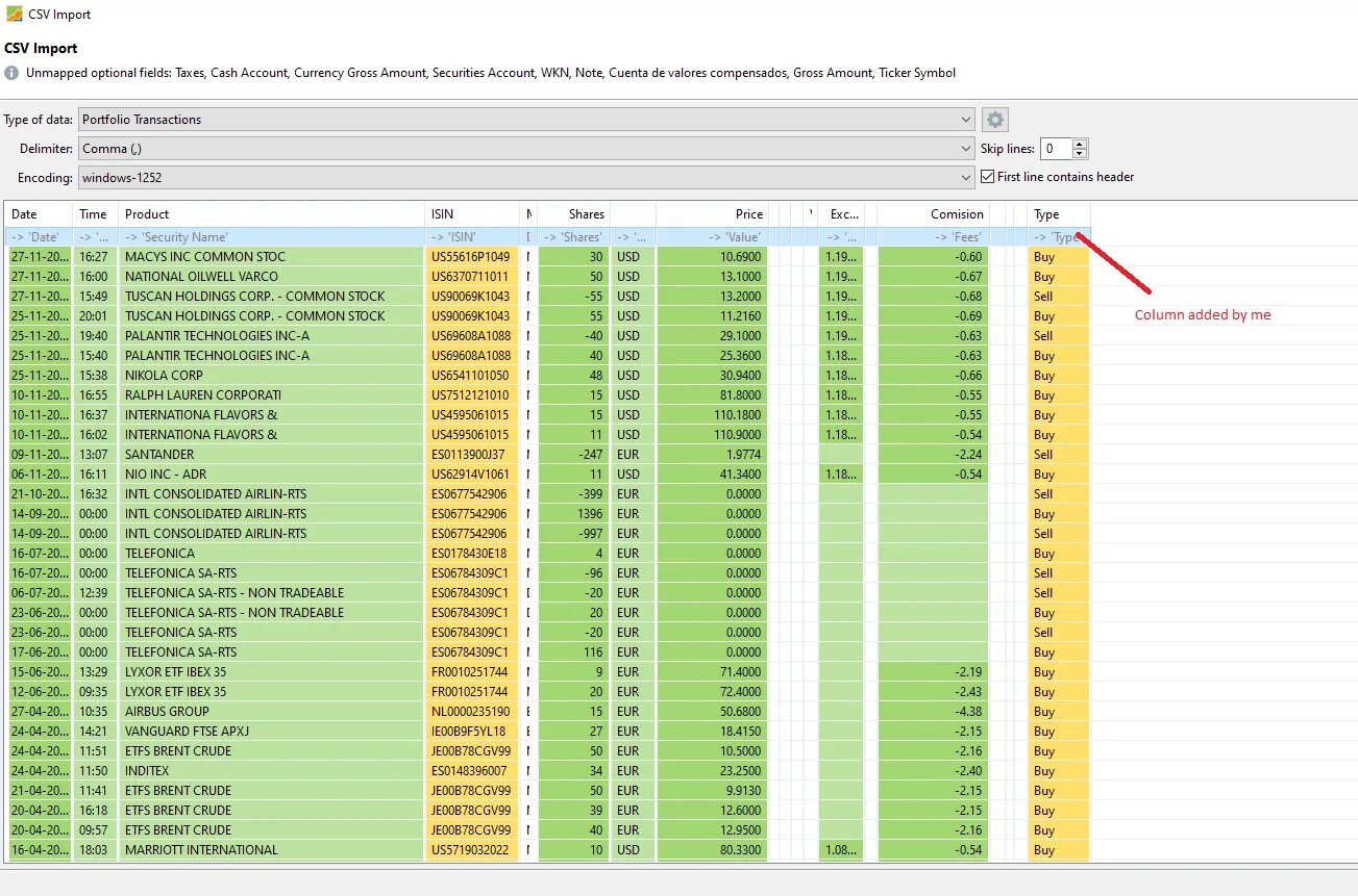 Список участников в CSV. CSV пример. CSV example. From Import.