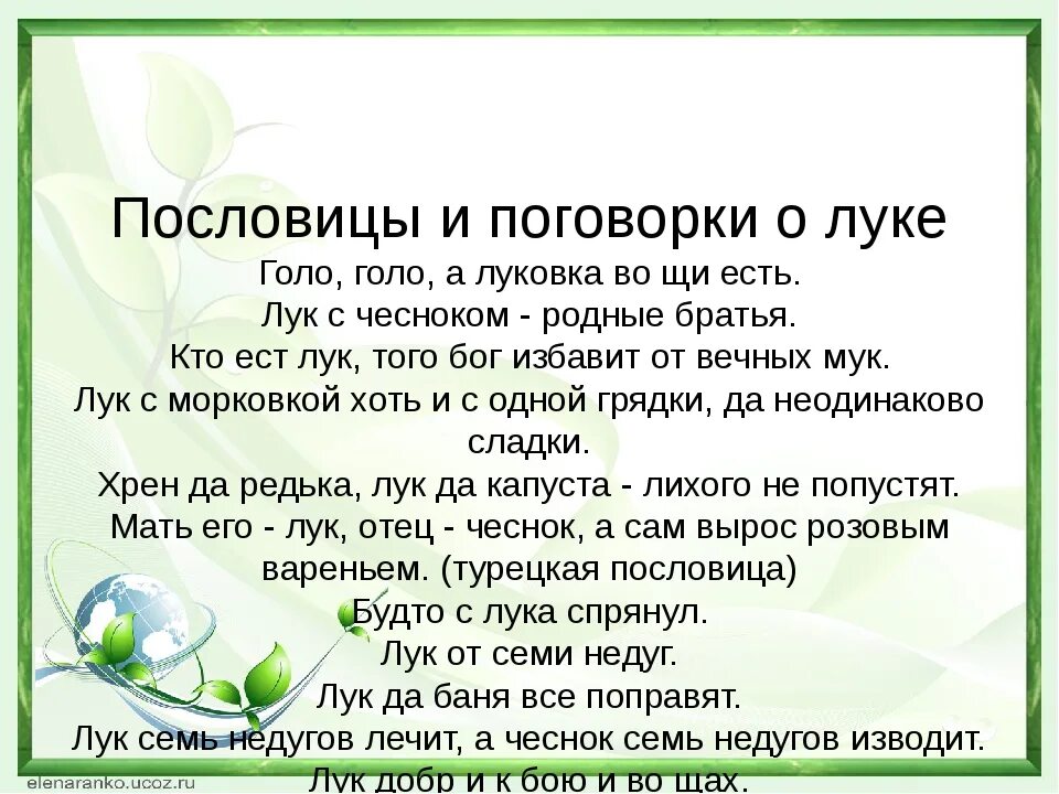 Пословицы о бережном. Пословицы и поговорки о луке. Пословицы и поговорки про лук. Пословицы про цветы для детей. Пословицы о притче.