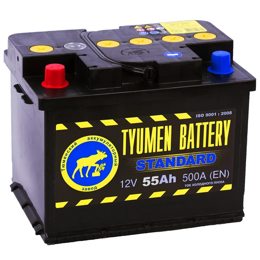 55 ампер час. Tyumen Battery Standard 6ct-60l 550а. Tyumen Battery Standard 55ач. АКБ Тюменский 60 Ач. Тюменский аккумулятор 62а 580.