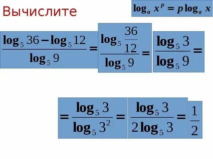 Как делить логарифмы
