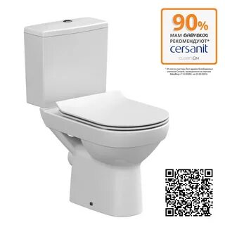 Унитаз cersanit city new clean on