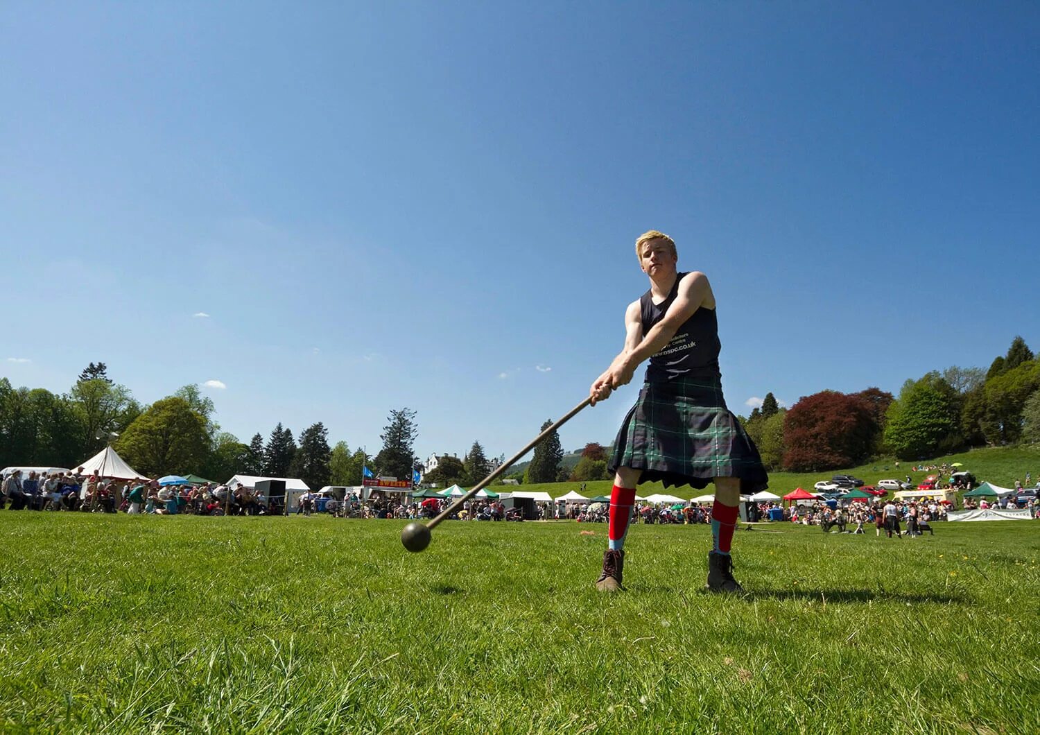 Hammer throw highland games