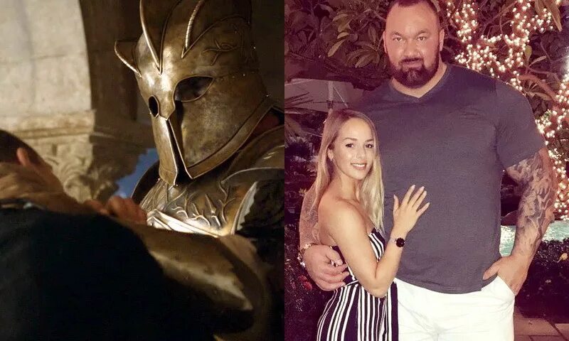 This photo of The Mountain from 'Game of Thrones' holding a regular mug looks li