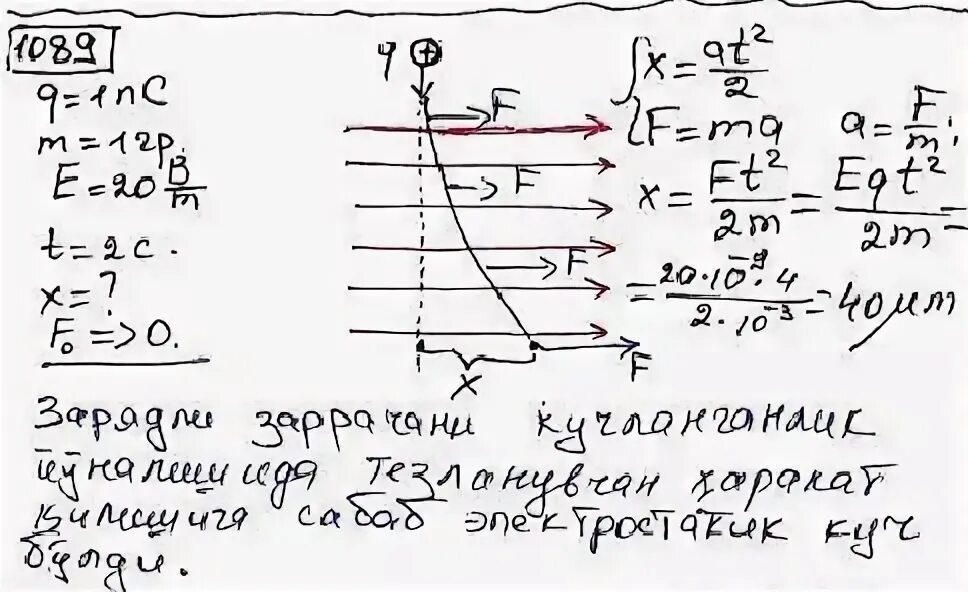 Частица с массой 0 и зарядом 1