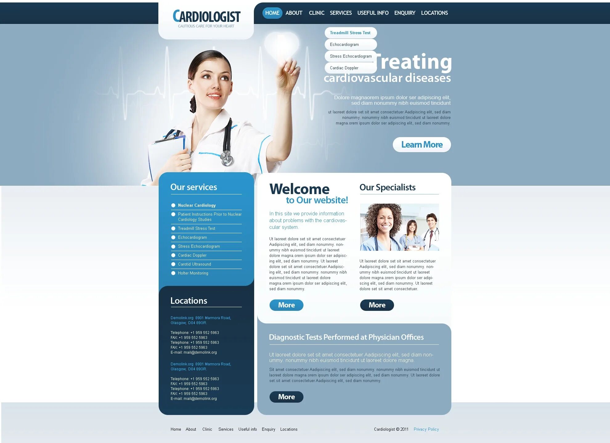 Information страницы
