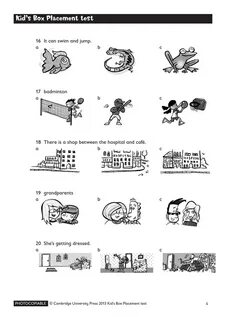 Kids box 2 tests