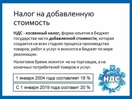 Ндс 25 с 2025 года
