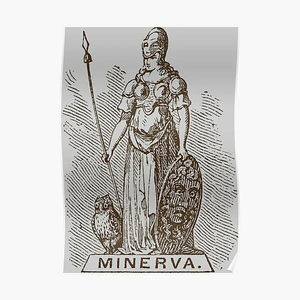 Сова минервы. Минерва гравюра. символ минервы.
