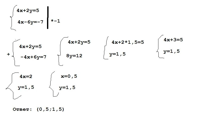 Решите системы 3х 4у 7. 4х 2у 5 4х 6у -7 методом сложения. Решите методом сложения систему уравнений 4х+5у 2. Решите систему уравнений методом сложения 4х+2у 5 4х-6у -7. Решить систему методом сложения 4х+2у 5 4х-6у -7.