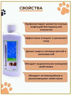 Хлорэксидерм шампунь для собак