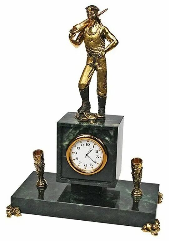 Часы шахтер. Часы шахтер. Часы шахтер. Настольный прибор «шахтер». Статуэтка спасатель.