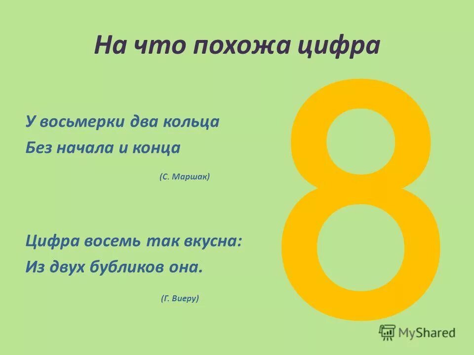 Что на что похоже 2 класс. Цифра 8 1 класс. Ассоциации с цифрой 8. Стих про цифру 8. На что похожа цифра 8.