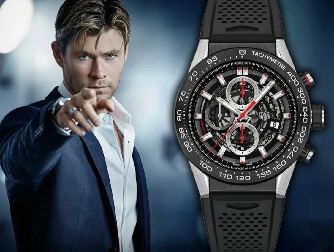 Брэд Питт таг Хауэр. Часы tag Heuer Гослинг. Наручные часы реклама