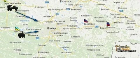 Г торецк донецкой обл на карте