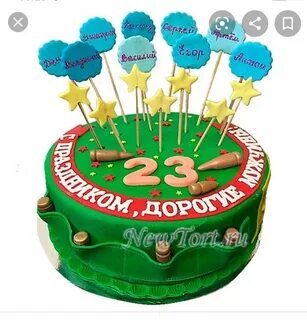 Тортик на 23 февраля мужу и сыновьям