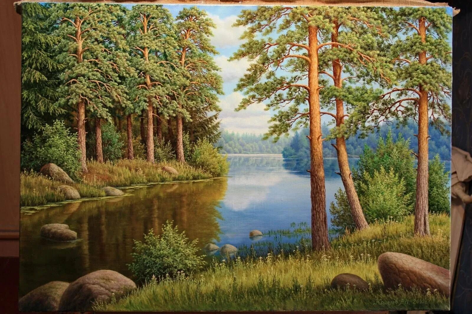 Рисунок природы леса